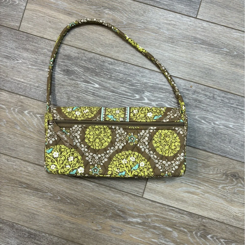Vera Bradley Purse Sittin in a Tree Knot Just a Clutch Retired 2010 Paisley Bird